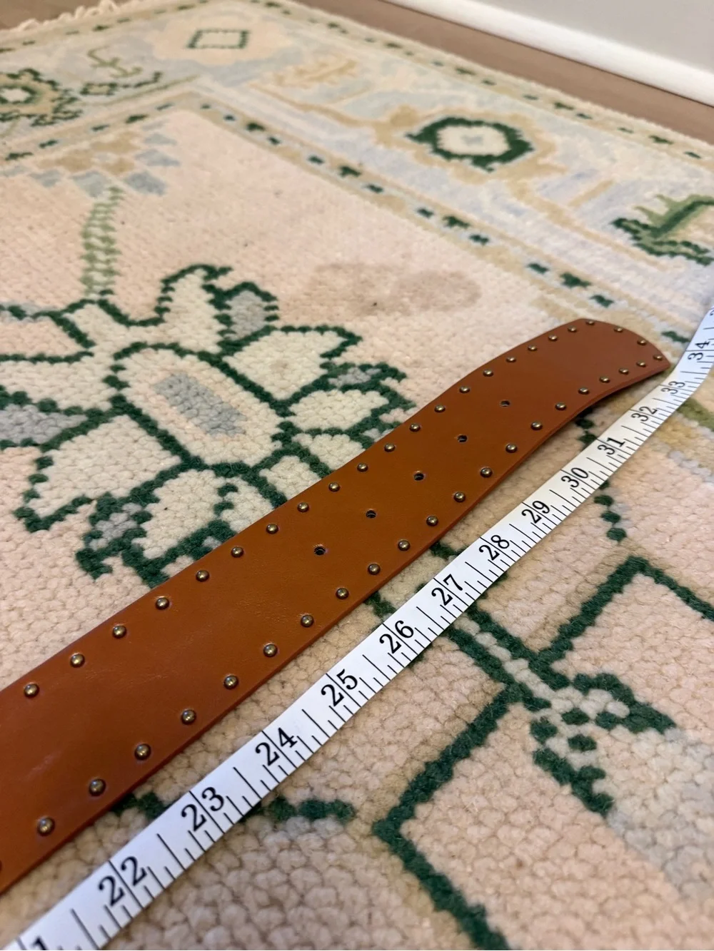Zara belt punched